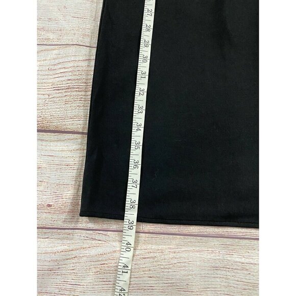 For Love And Lemons Black Slim Body Con Dress With Mesh Bodice - XS - Picture 4 of 12